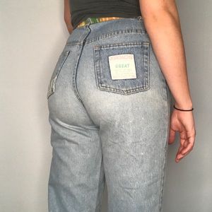 Denim Capris with Patches